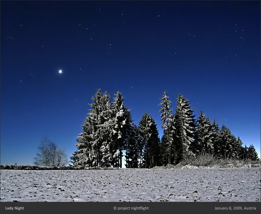 Venus in the evening sky by project nightflight