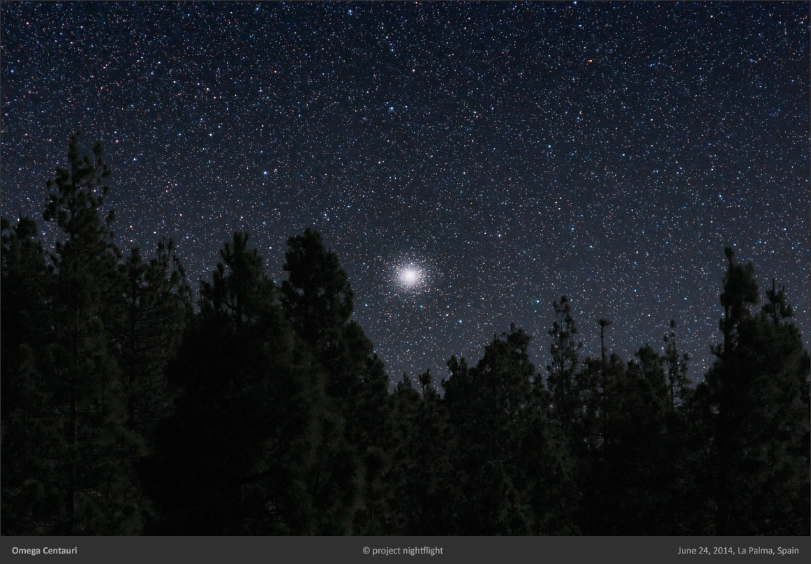 Omega Centauri Globular Cluster Widefield