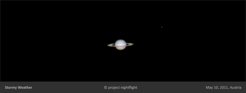 Saturn with Short Focus Newton 110/440