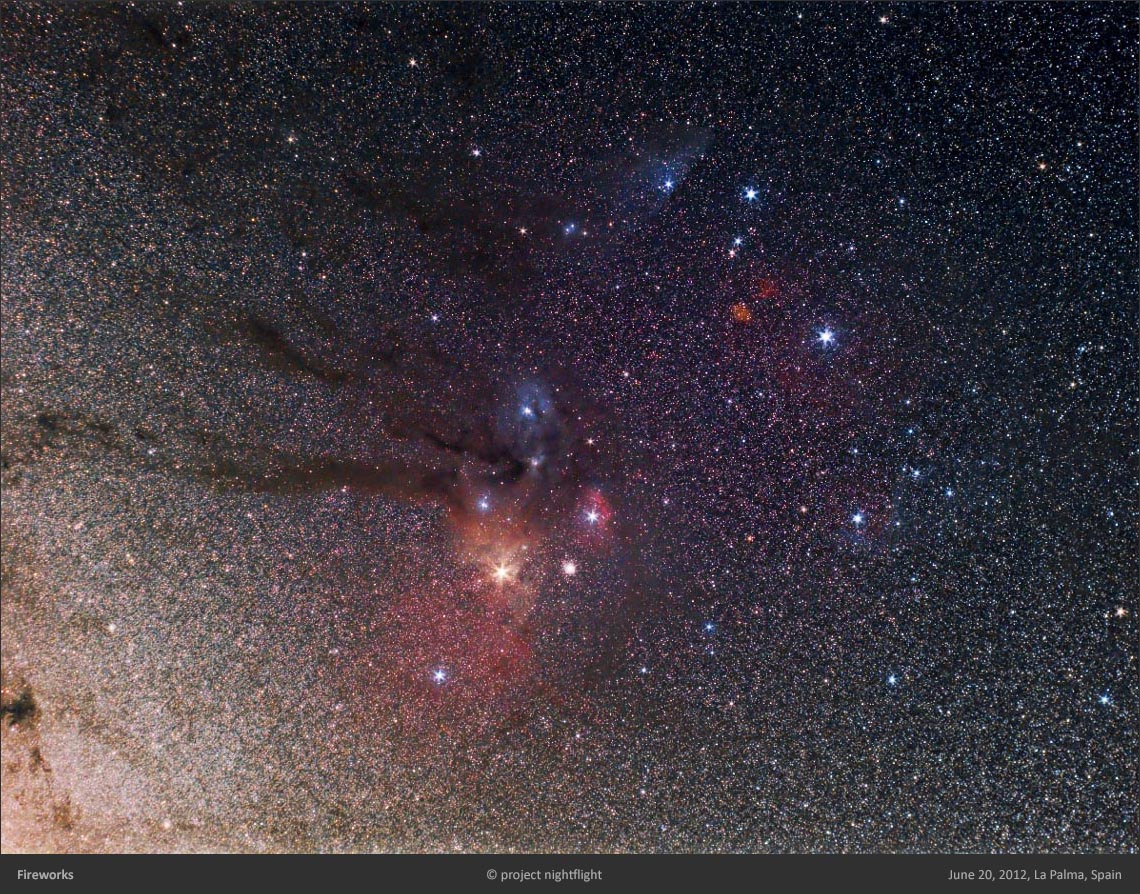 Antares Region wide field image by project nightflight